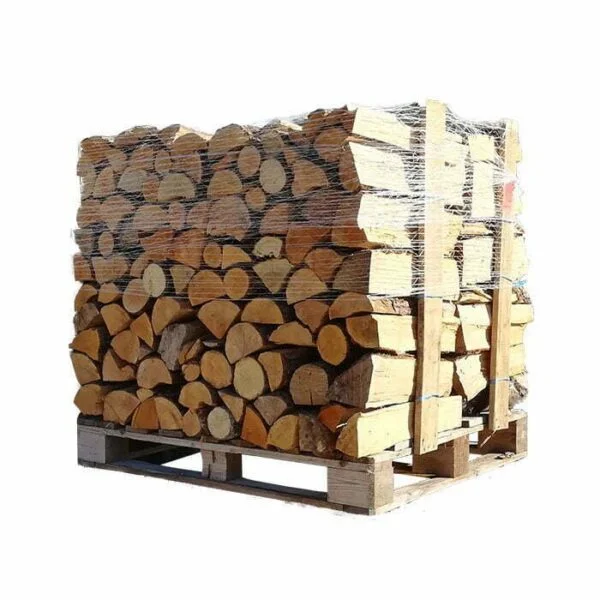 4 X Palettes (2 chêne blanc + 2 Hêtre/Charme) – Bûches de 50 cm – Image 2