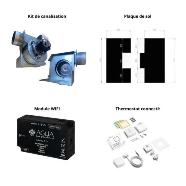 Poêle à granulés étanche fonte – FIREMATIC BR12 10.3 kW – Image 5