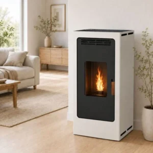 Poêle à granulés silencieux étanche fonte – FIREMATIC BR9 PREMIUM 8 kW