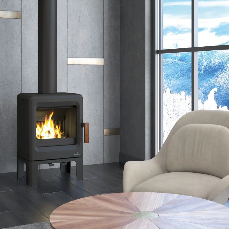 Poêle à bois BRONPI Lira étanche en fonte – 5 kW – Image 3