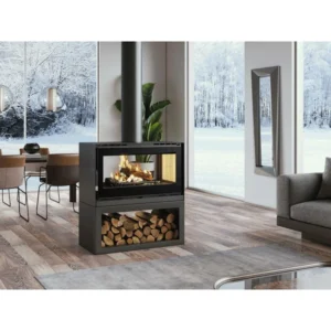 Poêle à bois 2 vitres – FIREMATIC Ottawa – S 12.6 kW