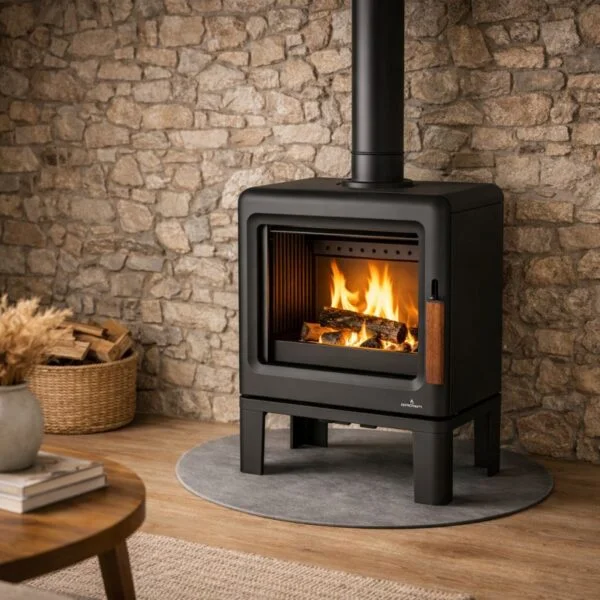 Poêle à bois BRONPI Lira étanche en fonte – 5 kW