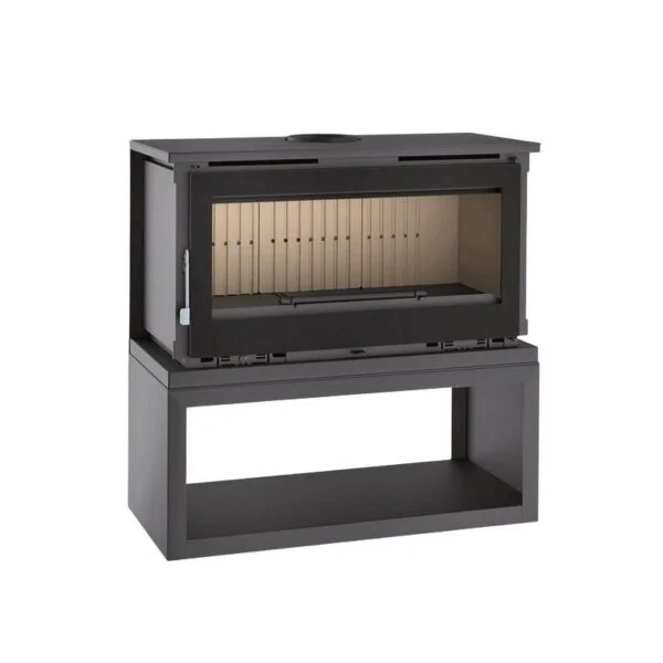 Poêle à bois raccordable avec bûcher – FIREMATIC Toronto – S 12.6 kW – Image 6
