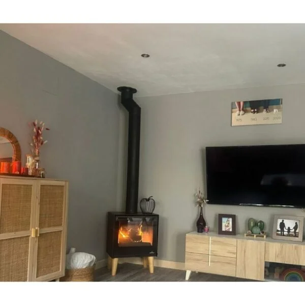 Poêle à bois sur pieds – BRONPI Arus 9.5 kW – Image 3