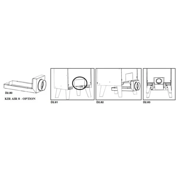 Poêle à bois sur pieds – BRONPI Arus 9.5 kW – Image 5